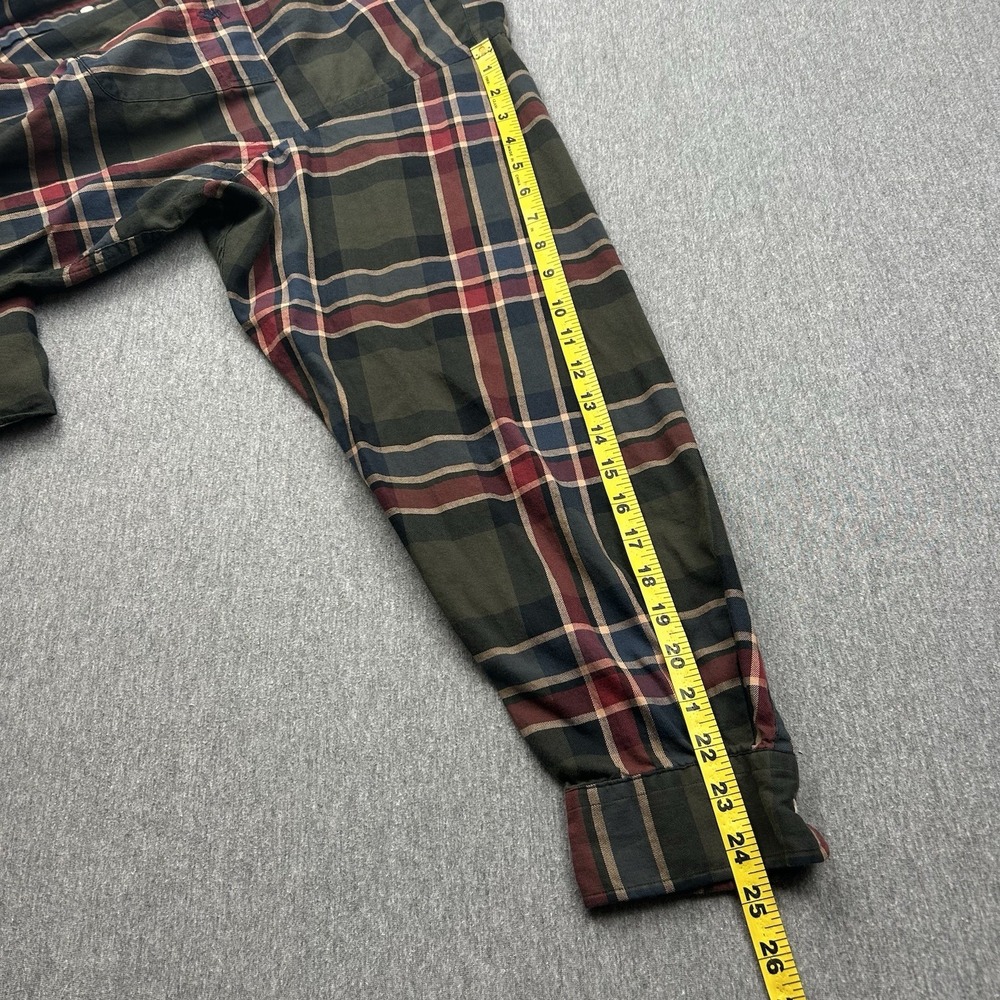Ralph Lauren Blaire Shirt Mens XXL Green Blue Red Plaid Cotton Button Down - Picture 10 of 13